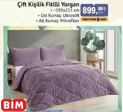 ÇİFT KİŞİLİK FİTİLLİ YORGAN